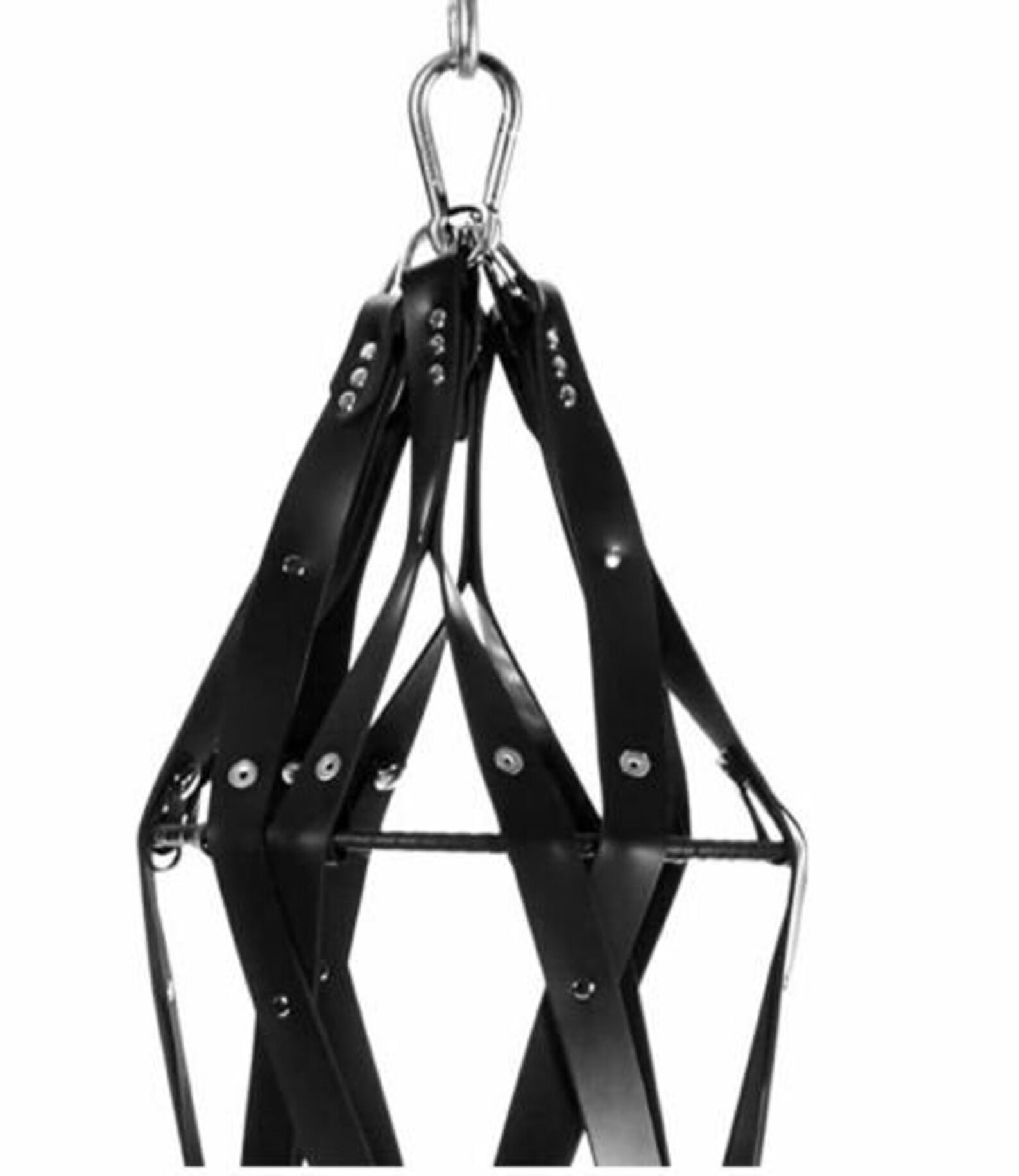 Black Leather Hanging Torture Cage BDSM Adult Fun Strap Cage Etsy
