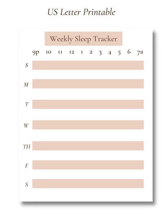 Sleep Tracker (Digital Download)