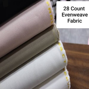 28-Count Evenweave Stoff für Handarbeiten, Stickerei Tuch, Kreuzstich Stoff, Hand Aida Tuch