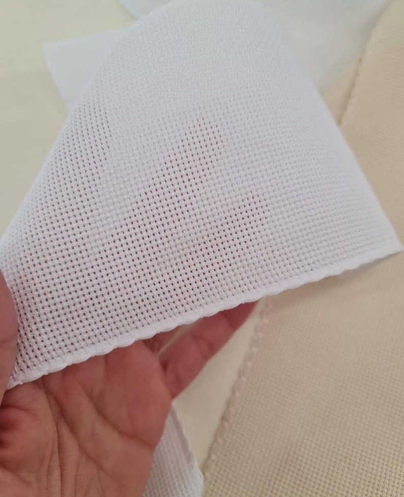 Dmc Aida Fabric Band Aida Trim Stitchable Edge Dmc 16 Ct Etsy