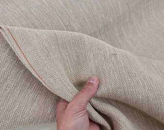Natural Burlap Fabric: Beige Organic Jute for Cross Stitch & Home Decor