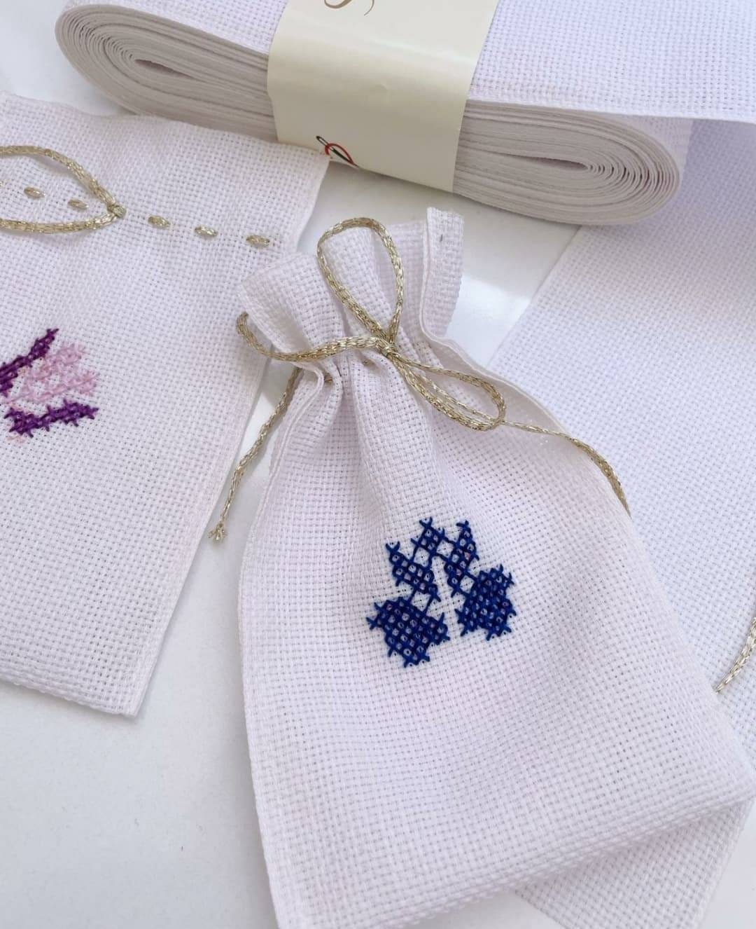 16 Count Aida Band: 5 Meter Cross Stitch Embroidery Fabric - Etsy