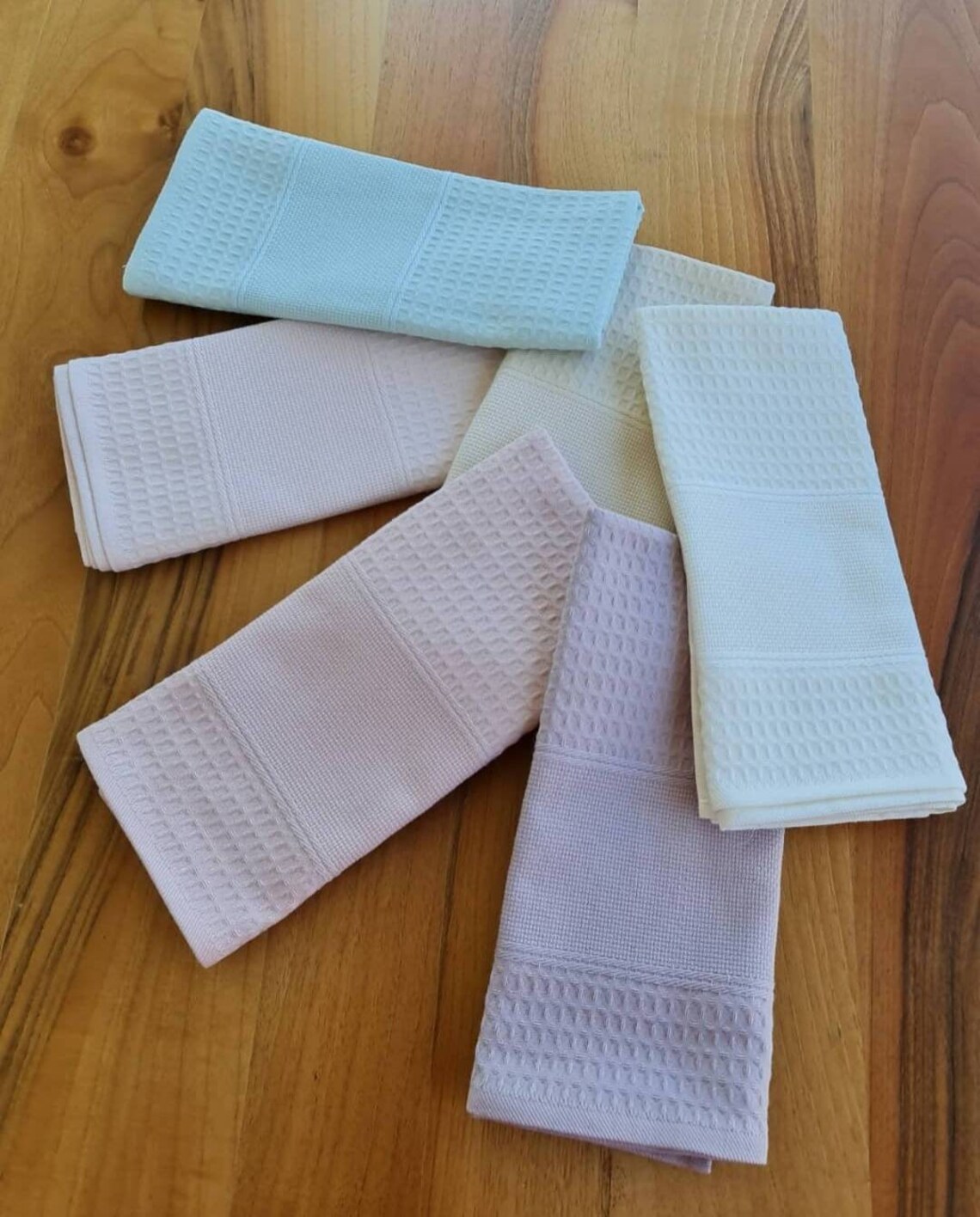 Diy Cross Stitch Tea Towel Set Hand Towel Linen Napkins Etsy