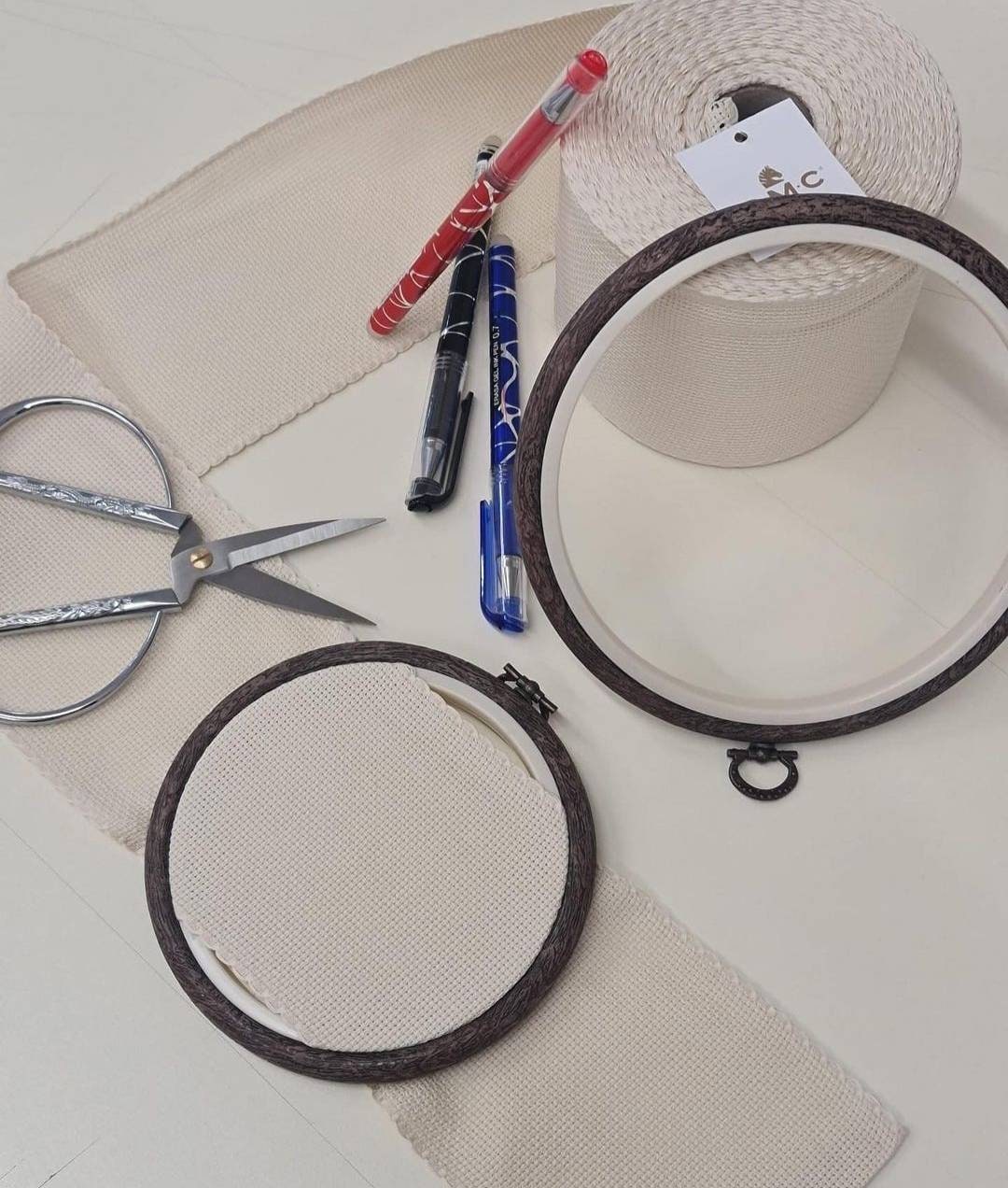 Dmc Aida Fabric Band Aida Trim Stitchable Edge Dmc 16 Ct Etsy