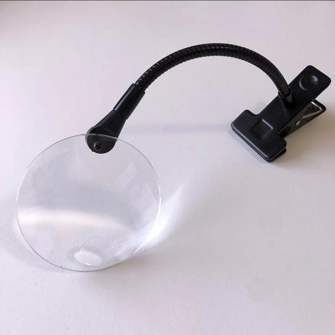 Large Clip On 4x6 Magnifier with Light aka Q-Snap Combo [7387] - $70.00 :  Yarn Tree, Your X-Stitch Source