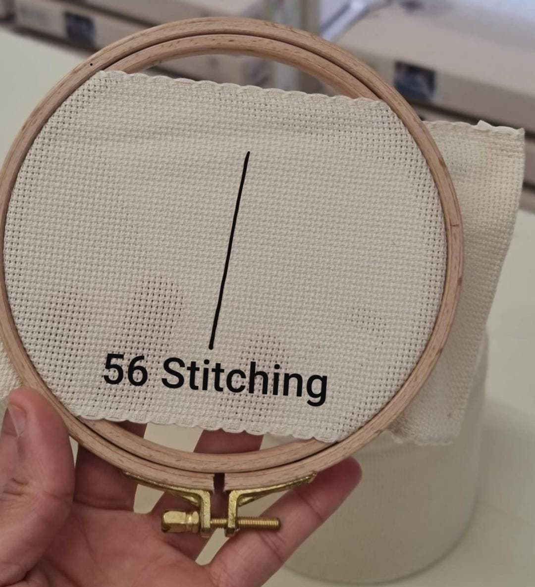 Dmc Aida Fabric Band Aida Trim Stitchable Edge Dmc 16 Ct Etsy