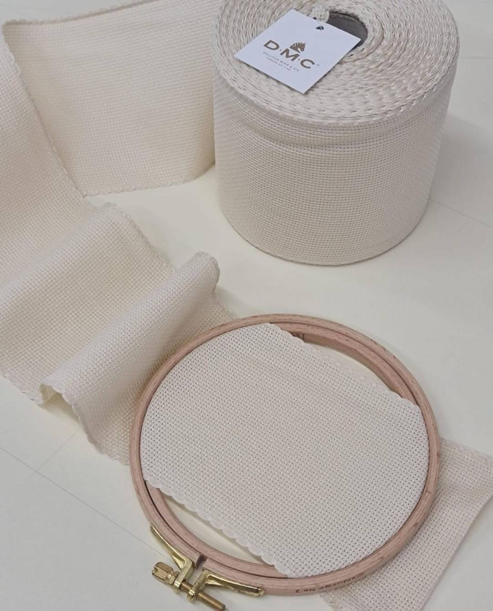 Dmc Aida Fabric Band Aida Trim Stitchable Edge Dmc 16 Ct Etsy