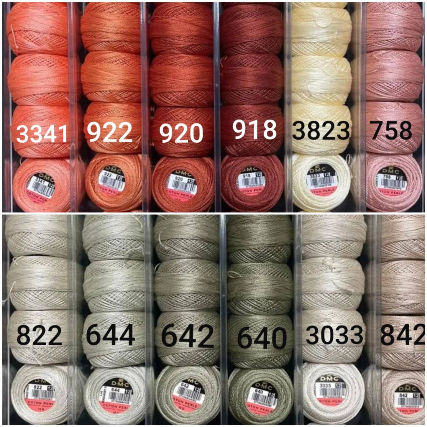 DMC Pearl Cotton Balls Size 12: Embroidery Thread, Choose Your