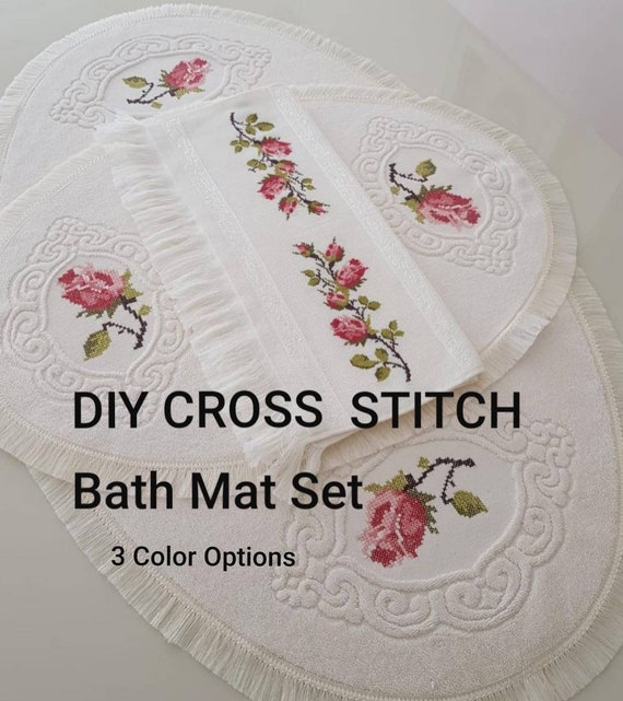 Mcredy Set 2 Telai Da Ricamo Ovali 15x19 Cm, Finto Legno: Per Punto Croce E Cucito