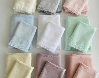 Toalla de punto de cruz de algodón turco Aida (16 hilos) para bordar en punto de cruz y a mano.