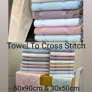 Toalha para ponto cruz, faça você mesmo ponto cruz, toalha aida, toalha de banho, toalha de bordado, toalha de mão, toalha de cozinha, toalha de chá