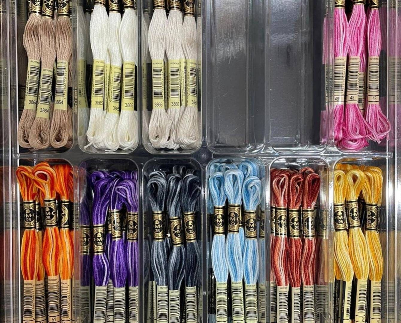 ランキングや新製品 DMC Cotton Stranded Six Set, Floss Embroidery Variegated 地図・旅行ガイド