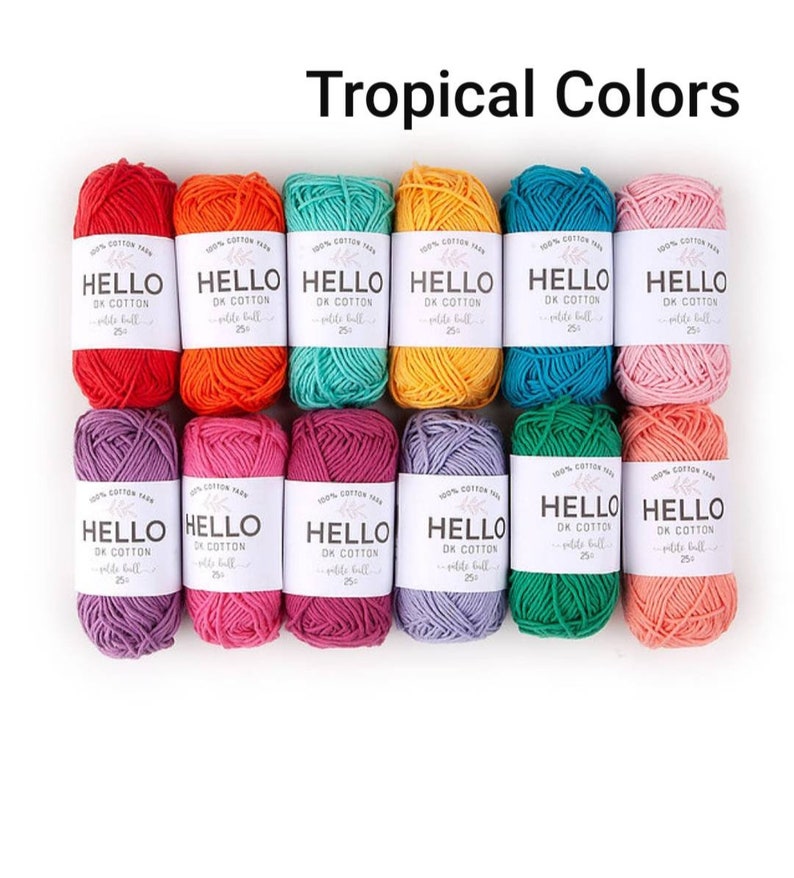 Punch Needle Yarn Pack Amigurumi Yarn Set Organic Cotton Etsy