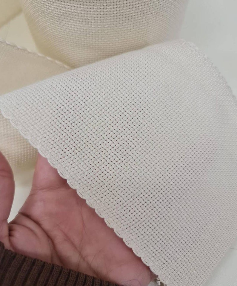 Dmc Aida Fabric Band Aida Trim Stitchable Edge Dmc 16 Ct Etsy