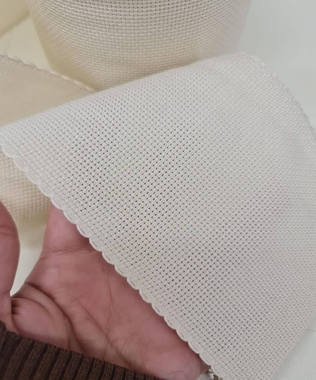 Dmc Aida Fabric Band Aida Trim Stitchable Edge Dmc 16 Ct Etsy