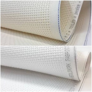 6 Count DMC Aida Cloth, Large Count Aida, Cross Stitch Aida Cloth Needlepoint Woven Fabric, Embroidery Fabric, 100% Cotton Aida, DMC Aida