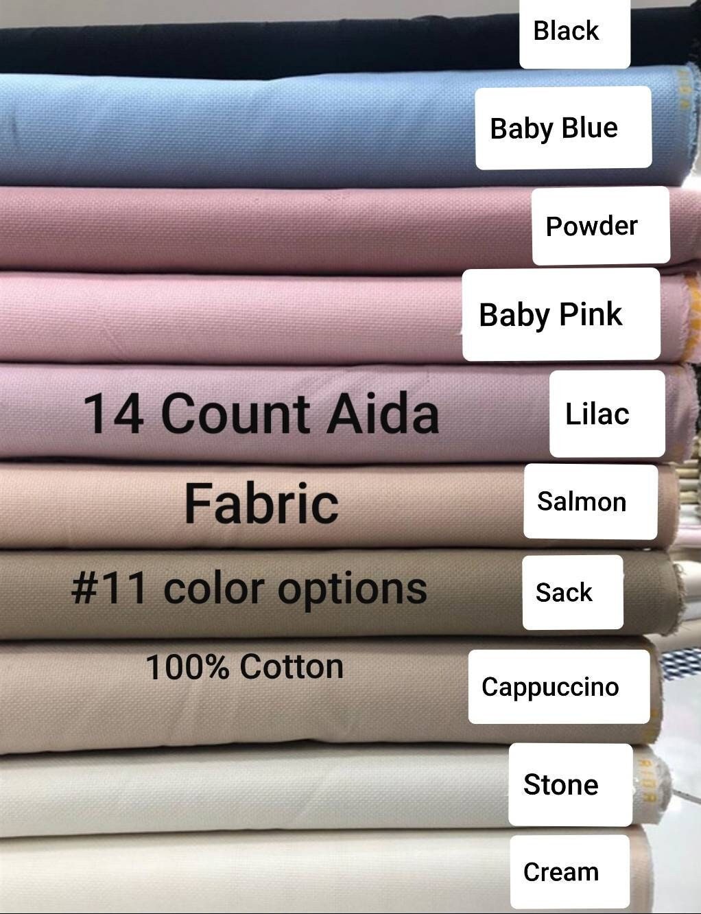 14 Count White Aida Cloth - Choose Your Size 15 x 18 South Africa