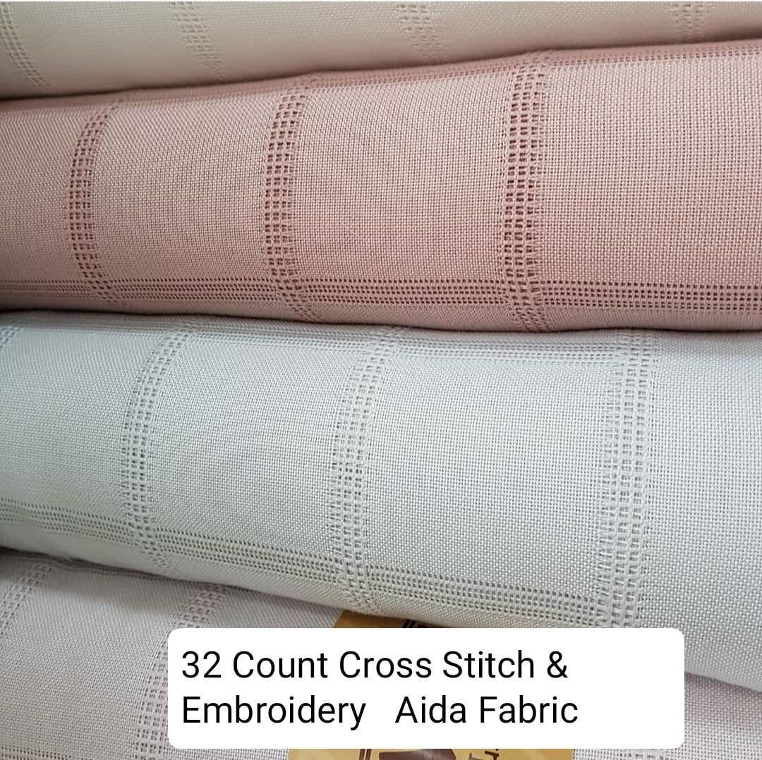 32 Count Aida Fabric Cross Stitch Fabric Embroidery Fabric Etsy