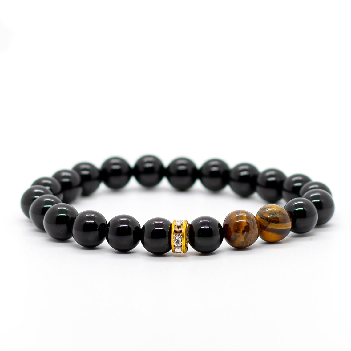 Black Onyx and Tiger Eye Onyx Stone Jewelry Stone - Etsy