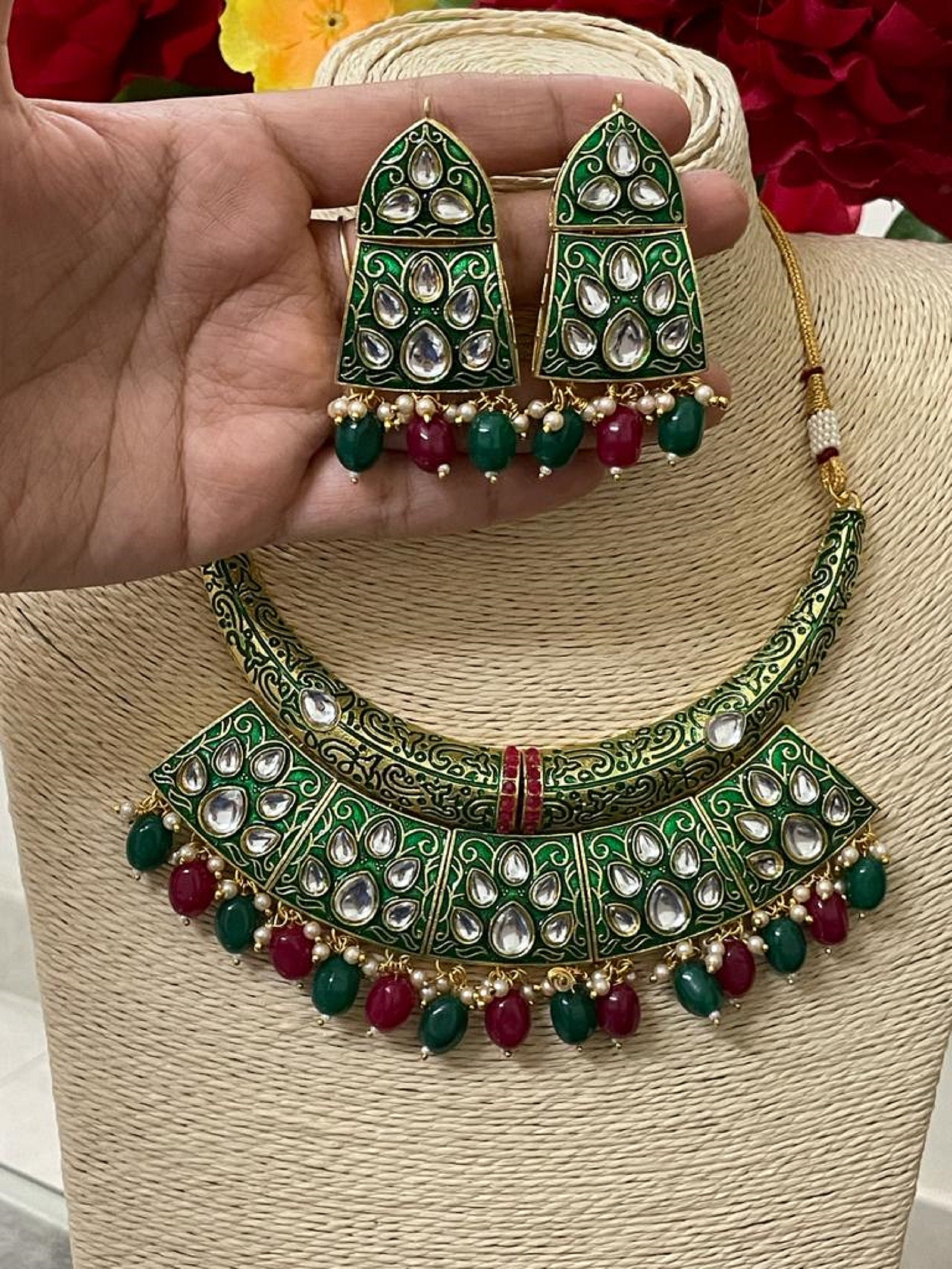 Rajasthani Choker Necklace With 