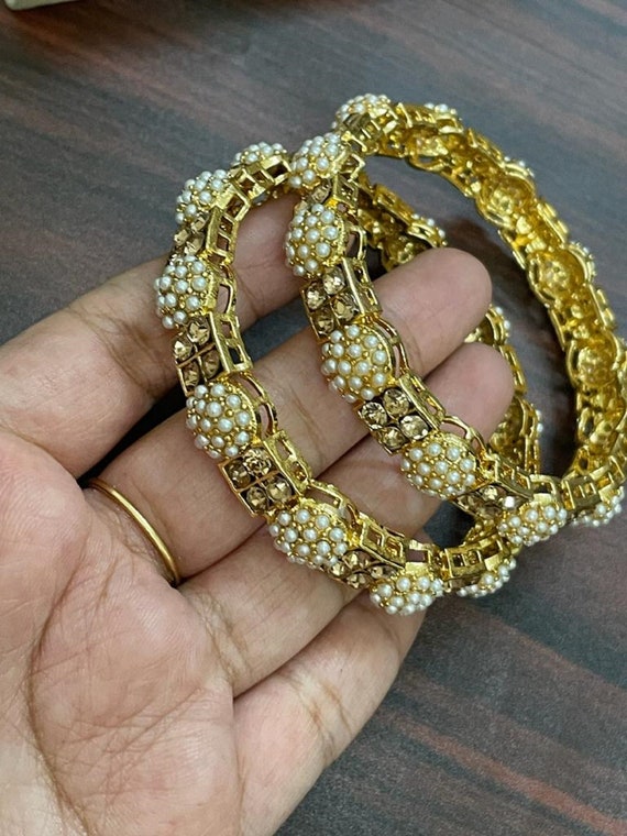 Nozze Gioielli Parure di gioielli Set completo di gioielli da sposa indiani e pakistani per donne e ragazze in oro e blu 