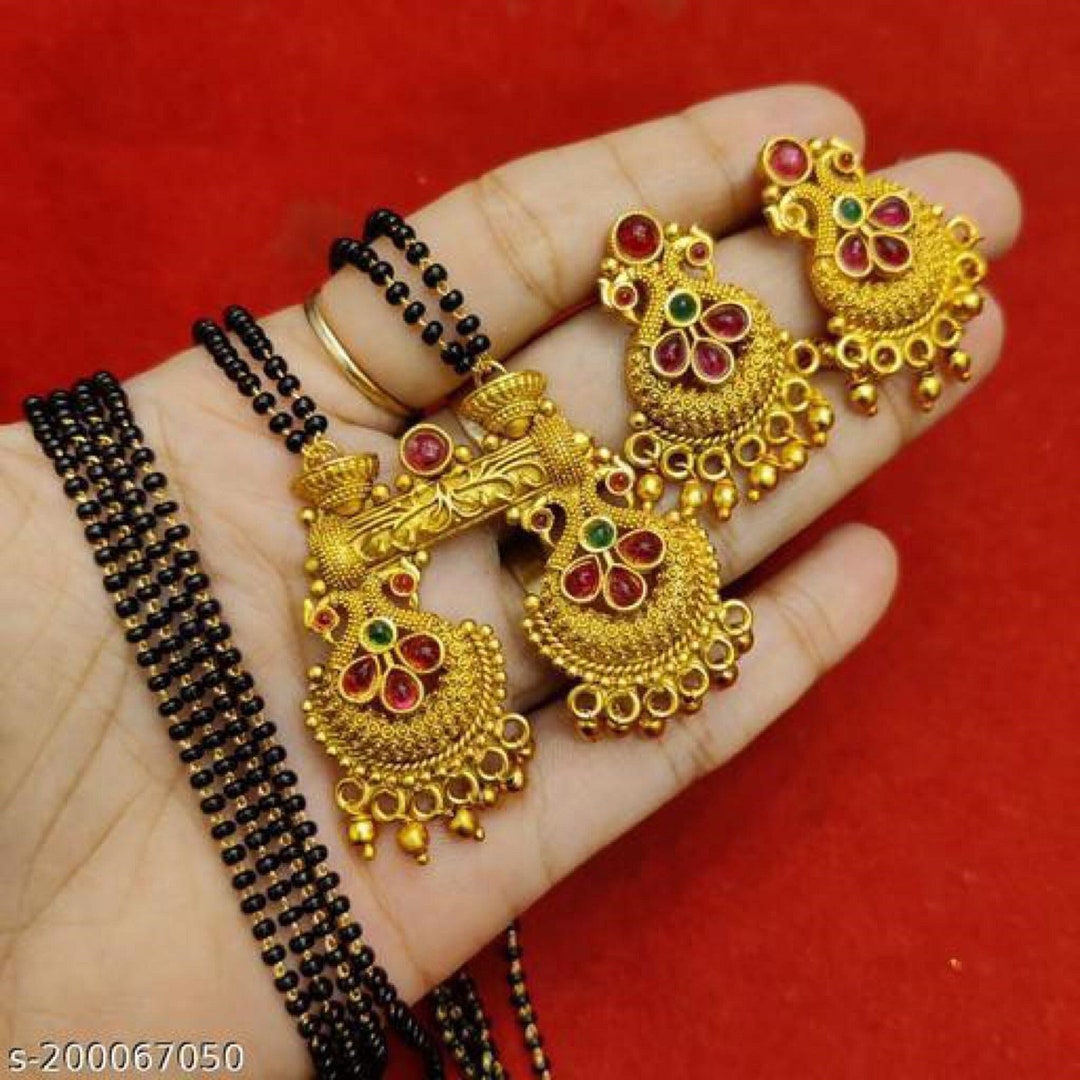 Indian Mangalsutra Delicate Vati Mangalsutra Mangalsutra Etsy