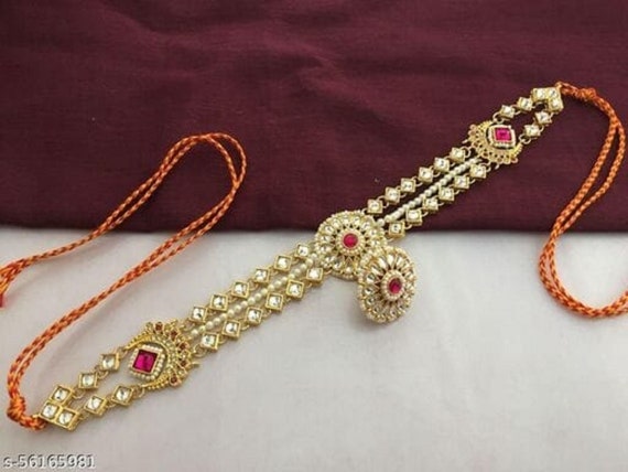 Kundan Head Chain Matha Patti Tika 