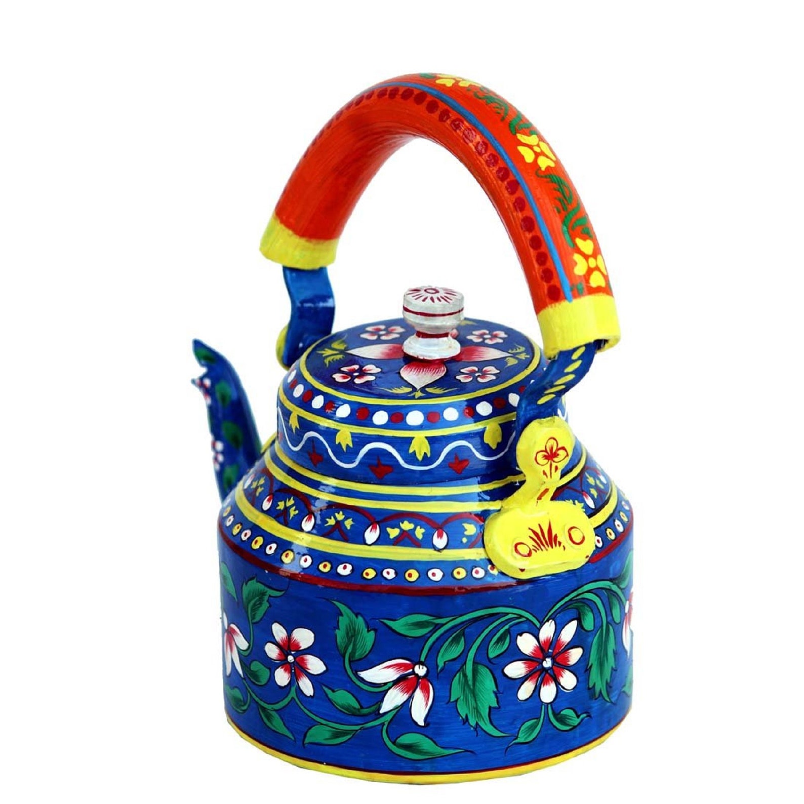 Hand Painted Tea Kettle Aluminium Tea Pot Home Décor Etsy