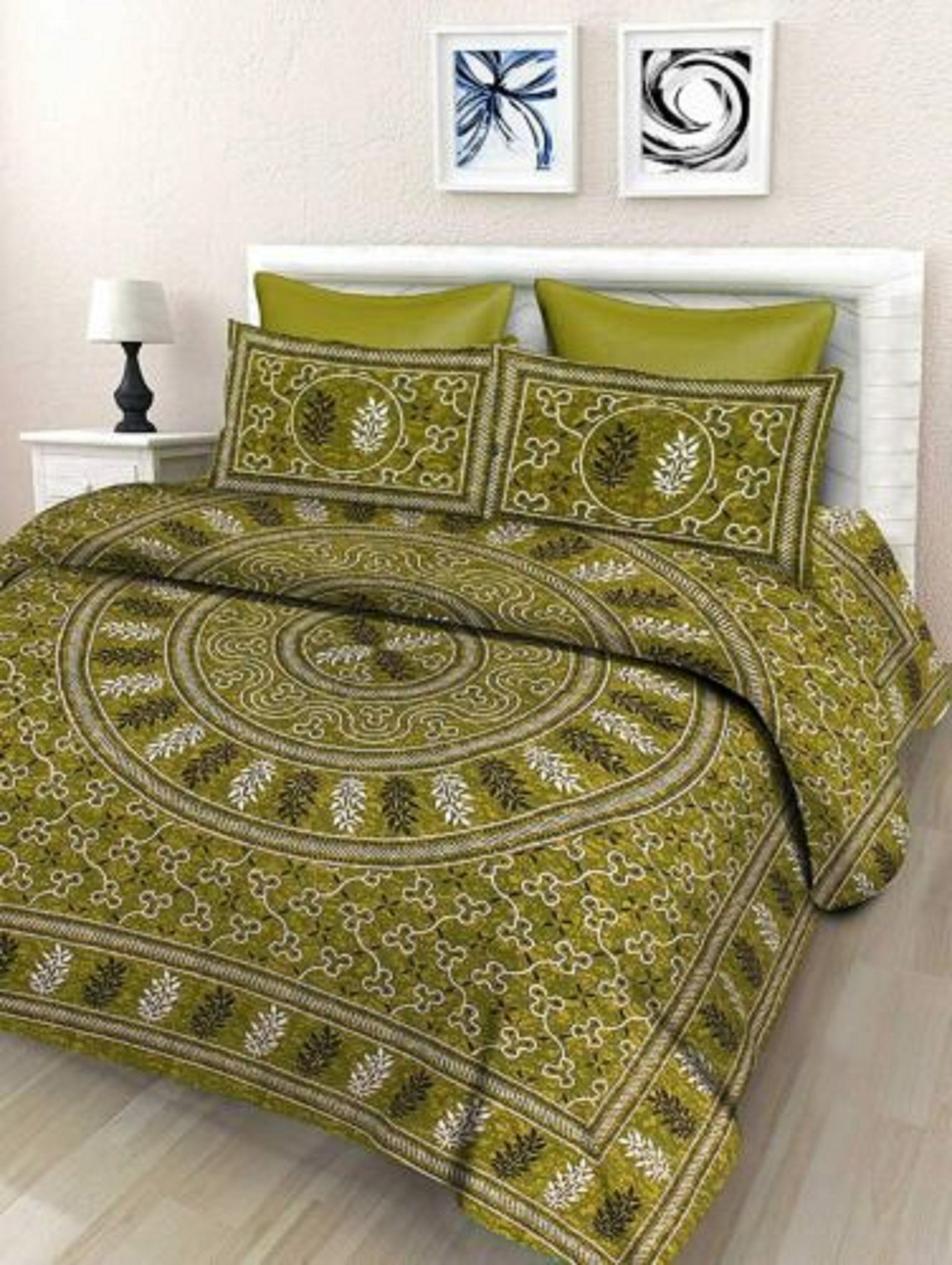 Indian bedsheet King Size Bedding set Cotton Bedsheet Tapestry Etsy