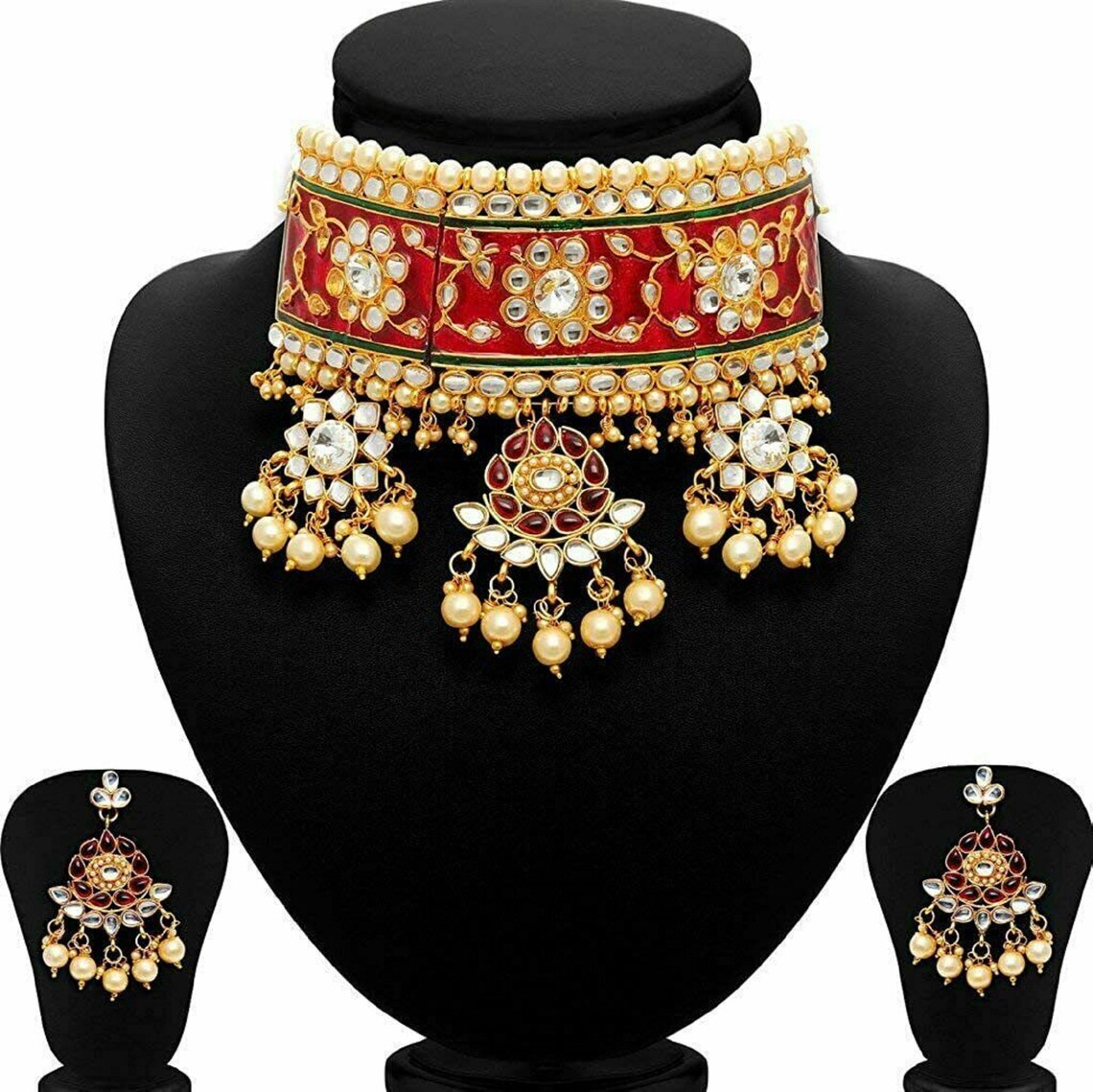 Indian Rajasthani Choker Set Traditional Rajasthani Jewelry Etsy