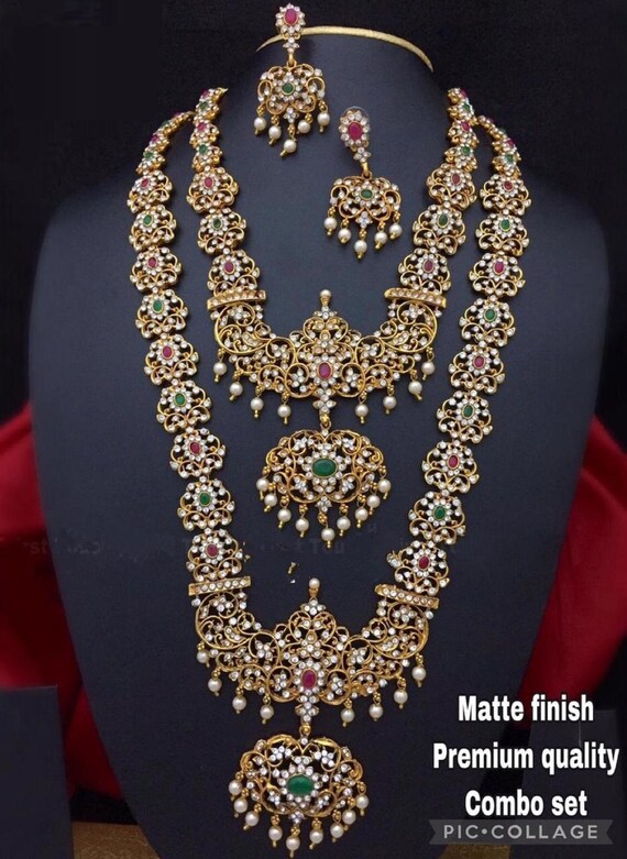 AD Kemp Mango Necklace Set /bridal 
