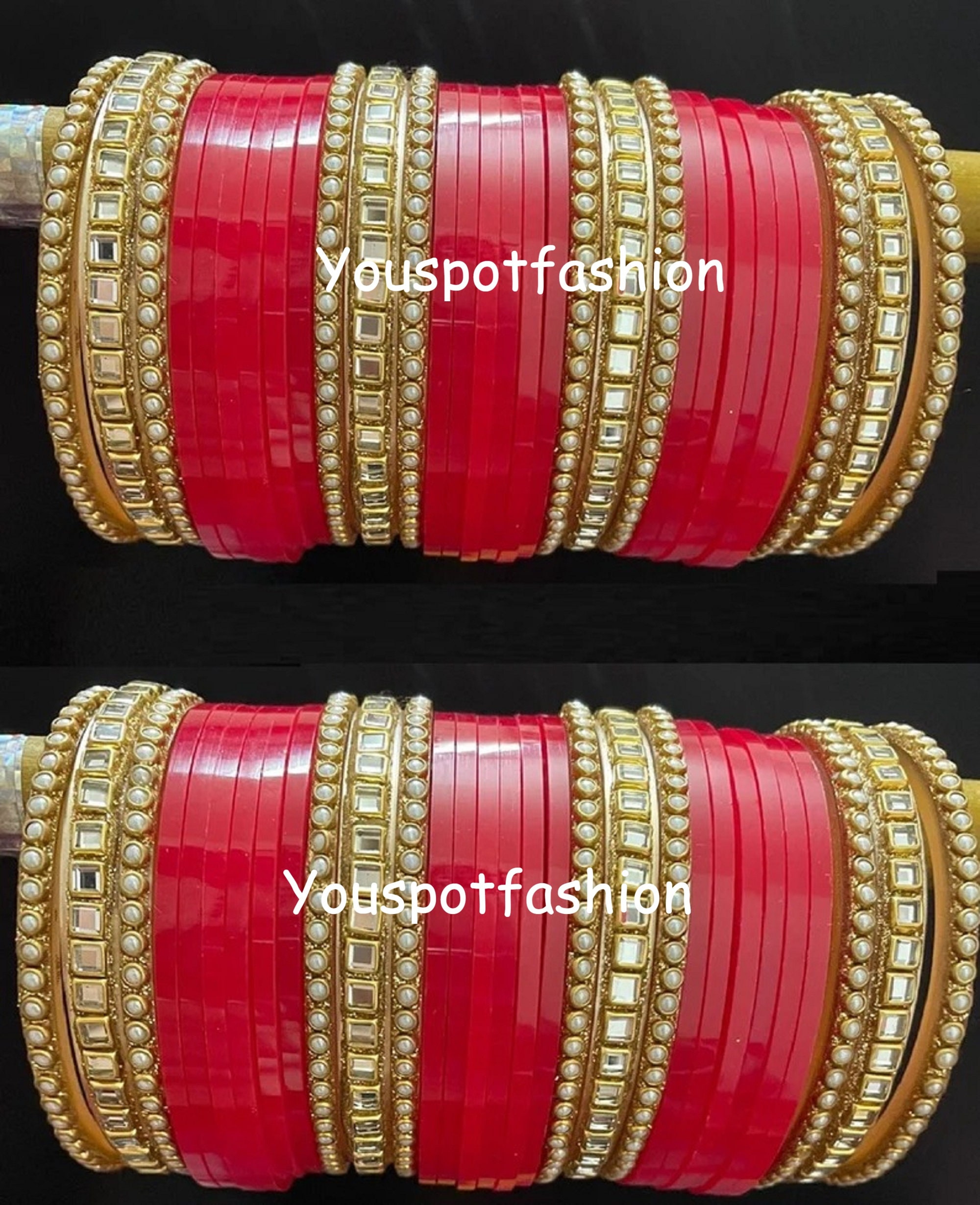 Traditional Bridal Chura Pearl Bridal 