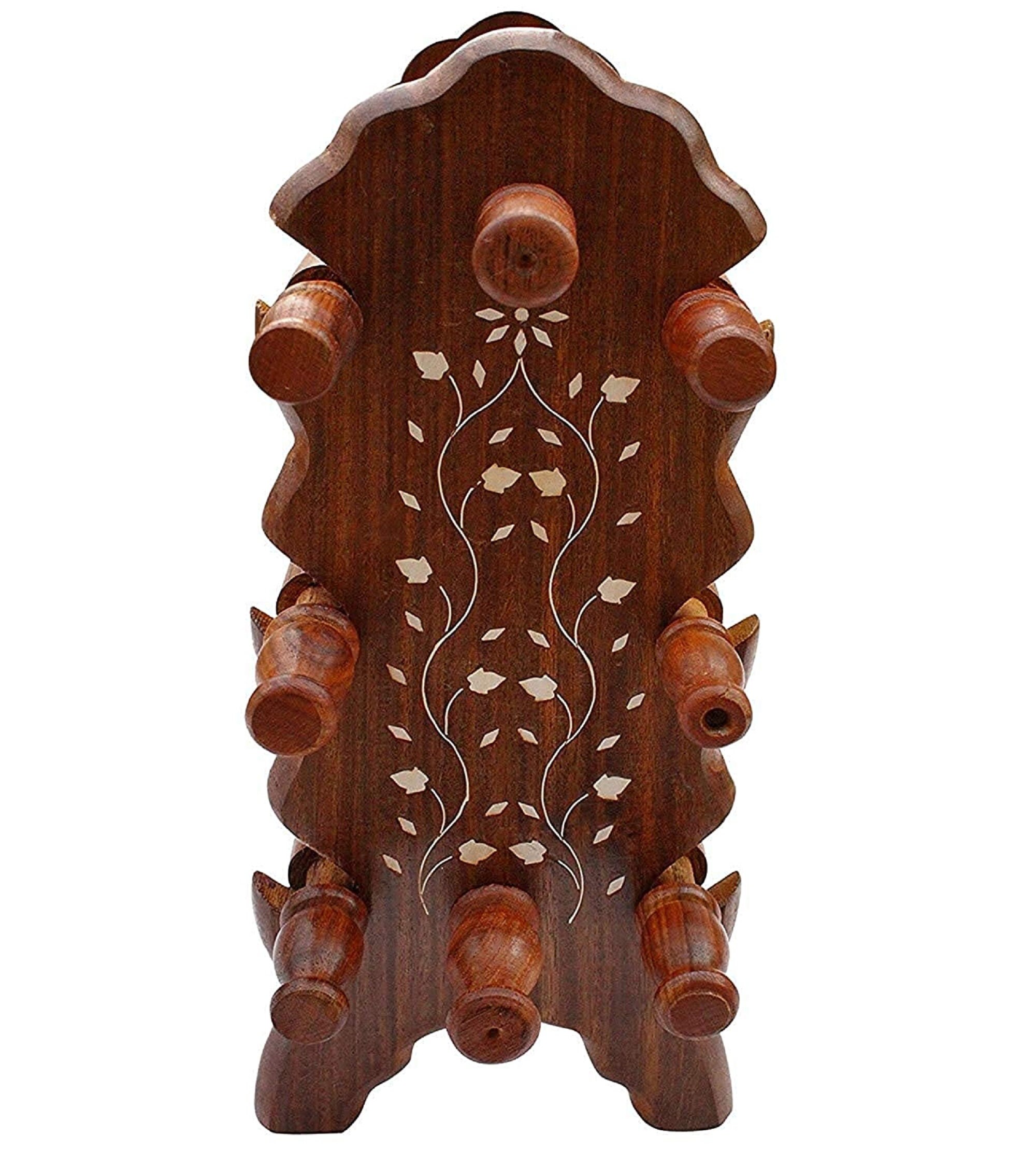 Handcrafted Wooden Bangle Holder Indian Antique Finish Bangles Etsy