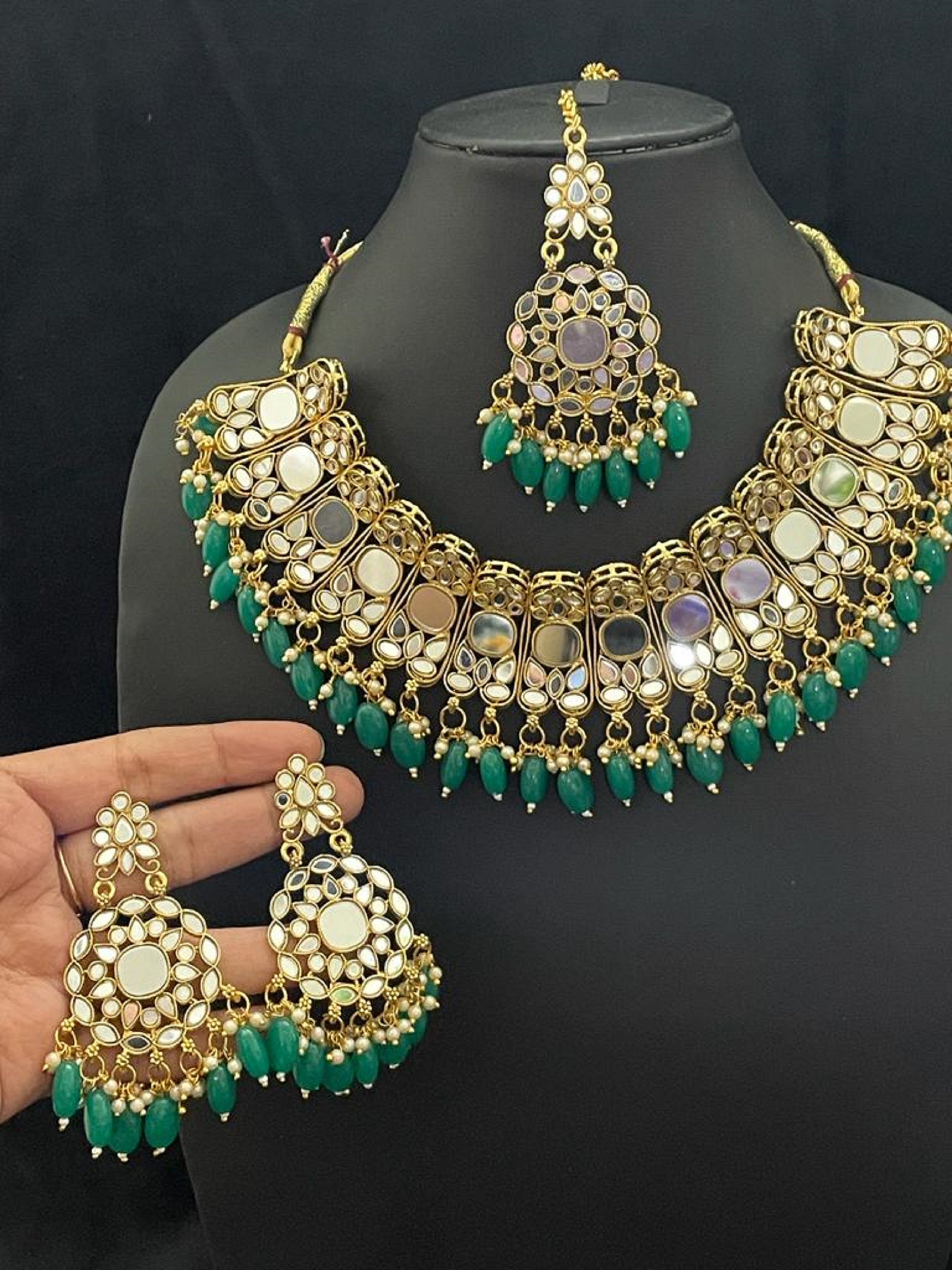Indian Choker Pakistani - Etsy 