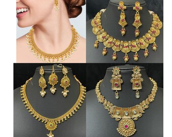 Goddess Lakshmi Kemp Choker Necklace 