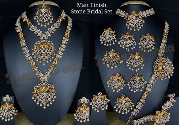 Gold Beautiful Combo Necklace Set for 
