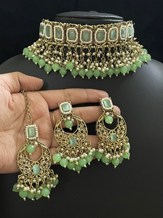 AD Choker Indian Wedding Jewelry 