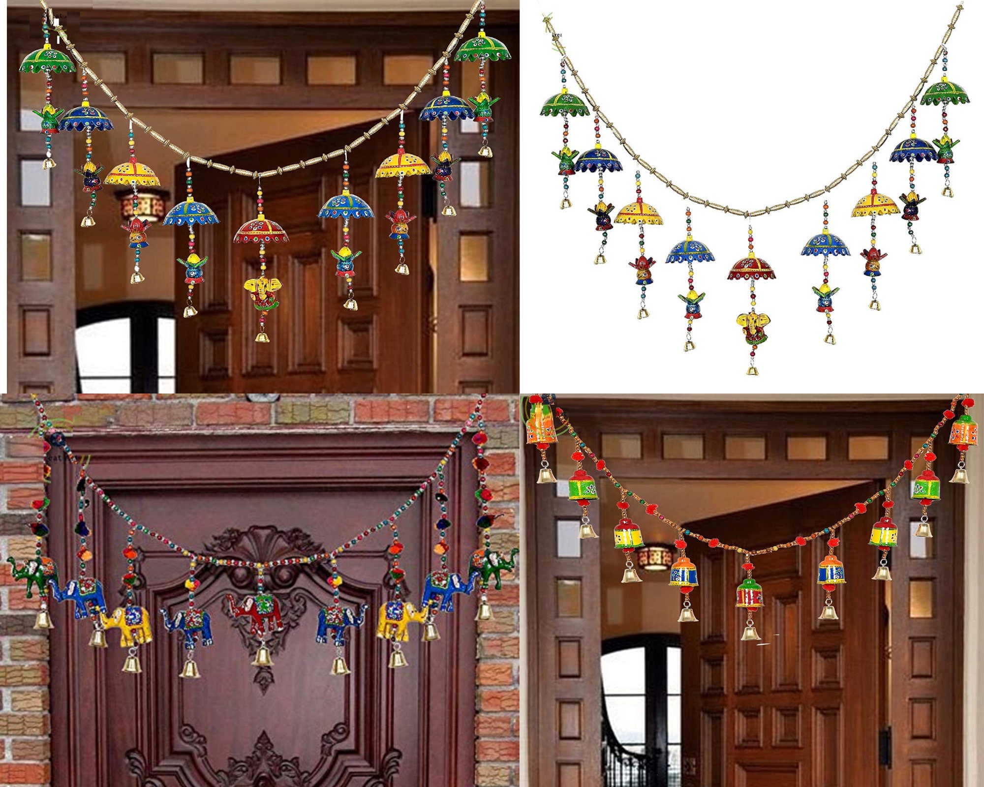 Ganesh Door Toran Wall Hanging Bandarwal Diwali Weddings Toran Etsy