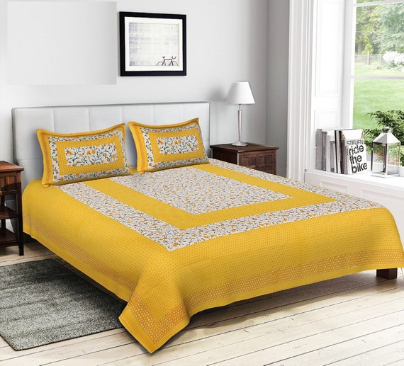 King Size Bedsheet Pure Cotton Bedding 