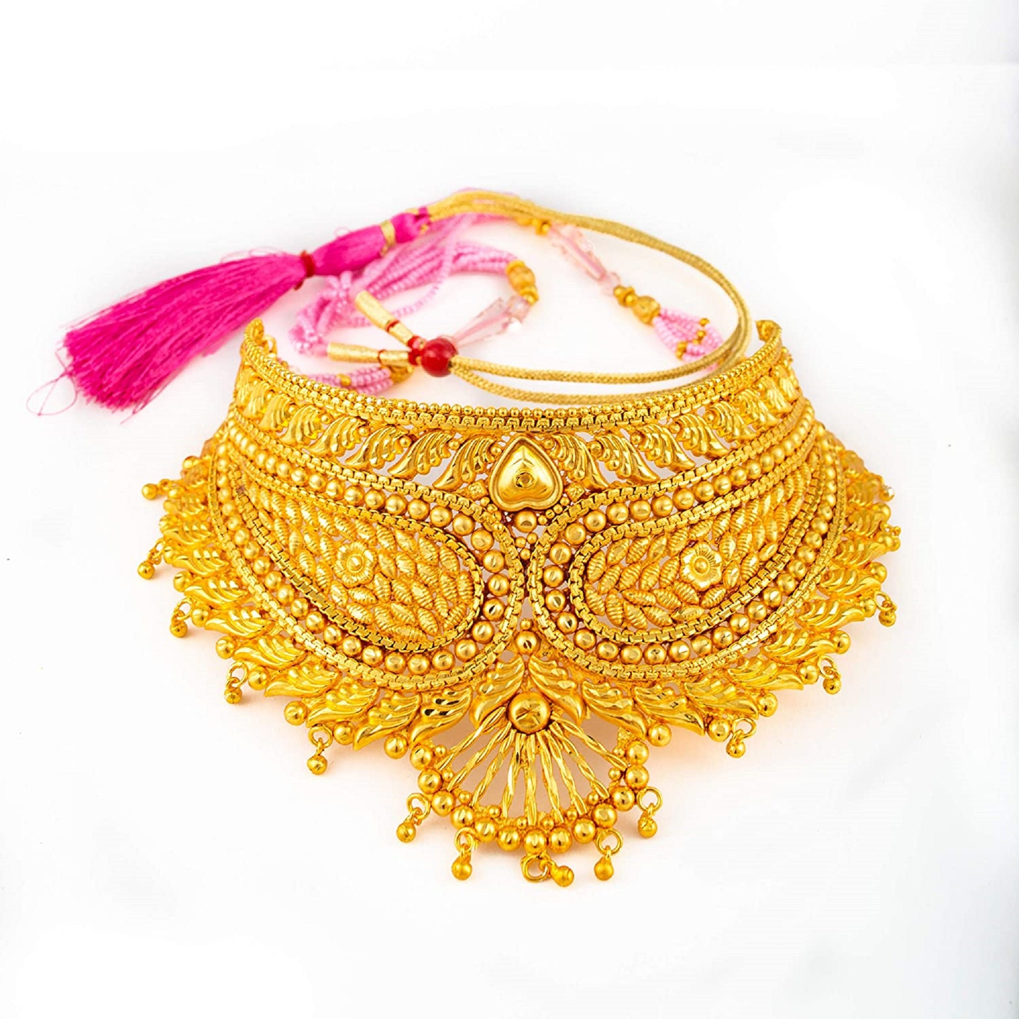 Indian Bridal Jewelry Set Gold Plated 