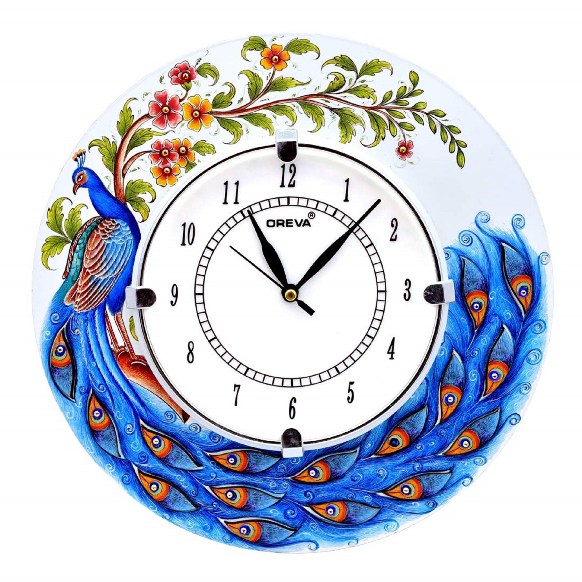 Indian Wooden Wall Clock Large Wall Clock Stylish Home Décor Etsy