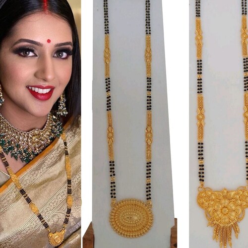 Gold Plated Mangalsutra Indian Jewelry 