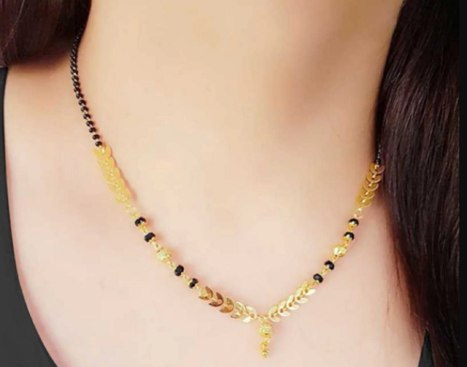 Mangalsutra Gold Plated Mangal Sutra Bridal Mangalsutra Etsy