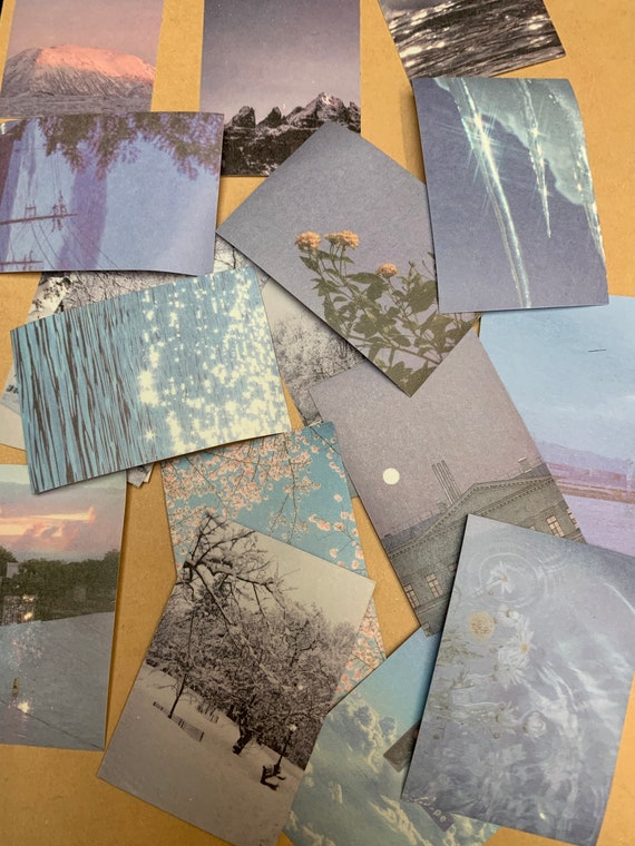 Stationery Stickers Book Aesthetic Landscape Cute Bullet Etsy