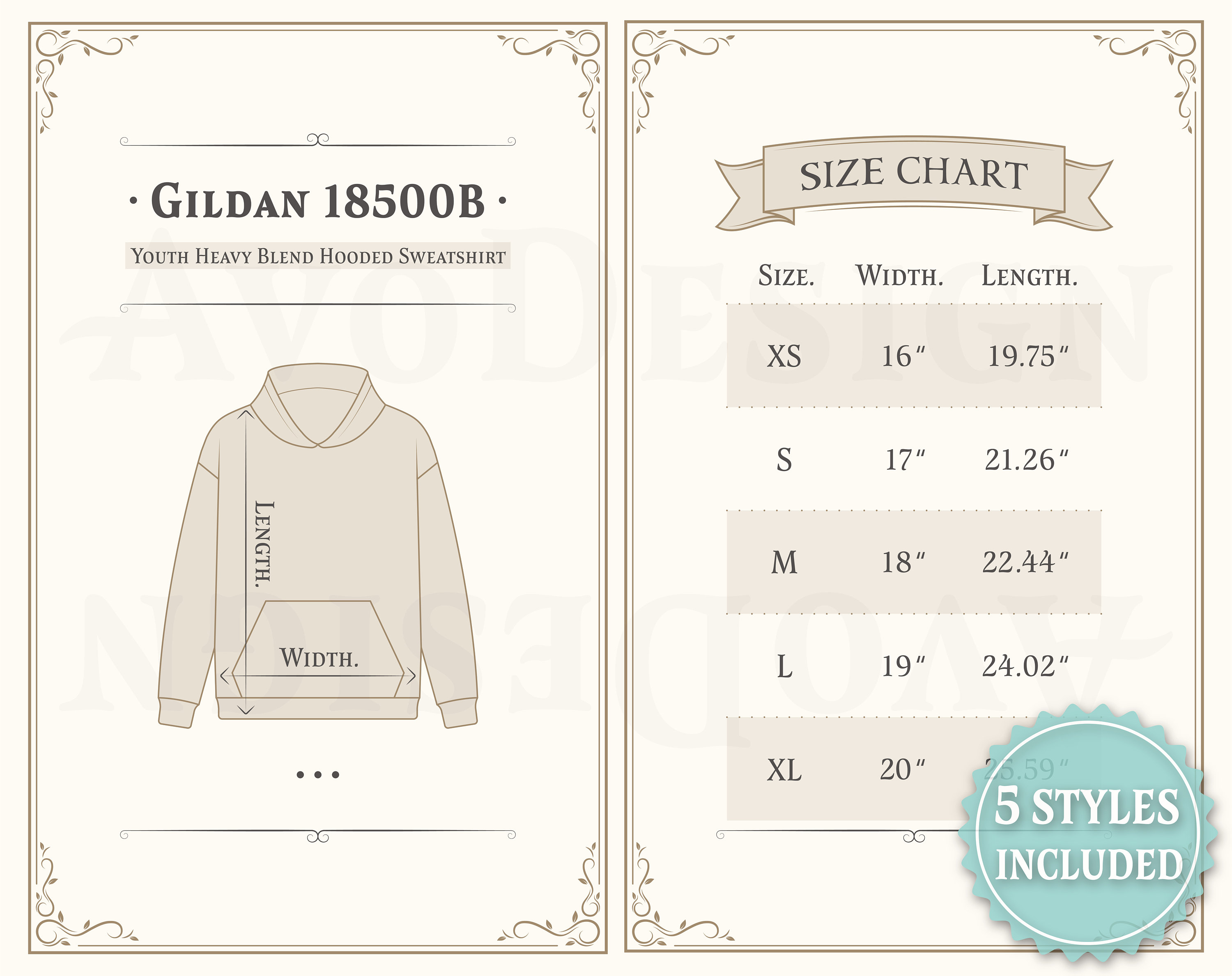 Gildan heavy blend hoodie sizing hotsell
