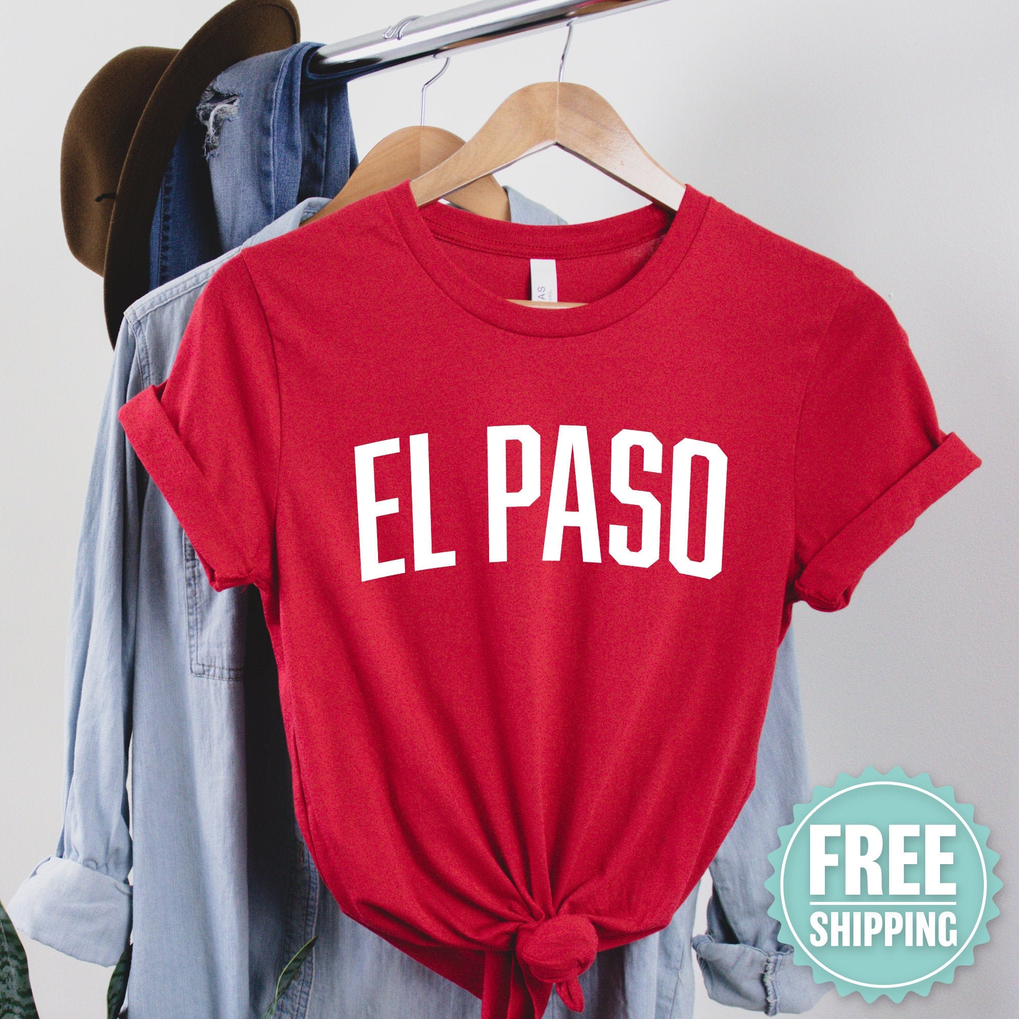 El Paso Tee Shirt for El Paso Lover L El Paso Home Shirt L US Etsy UK
