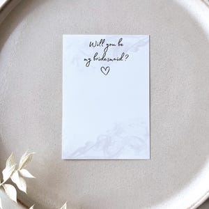 Wil jij mijn bruidsmeisje zijn? Mix en Match - Kaart - Sieraden Cadeau-idee voor bruiloft