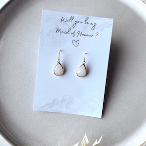 Sarai la mia damigella d'onore? Mix and Match - Biglietto - Gioiello. Idea regalo per il matrimonio