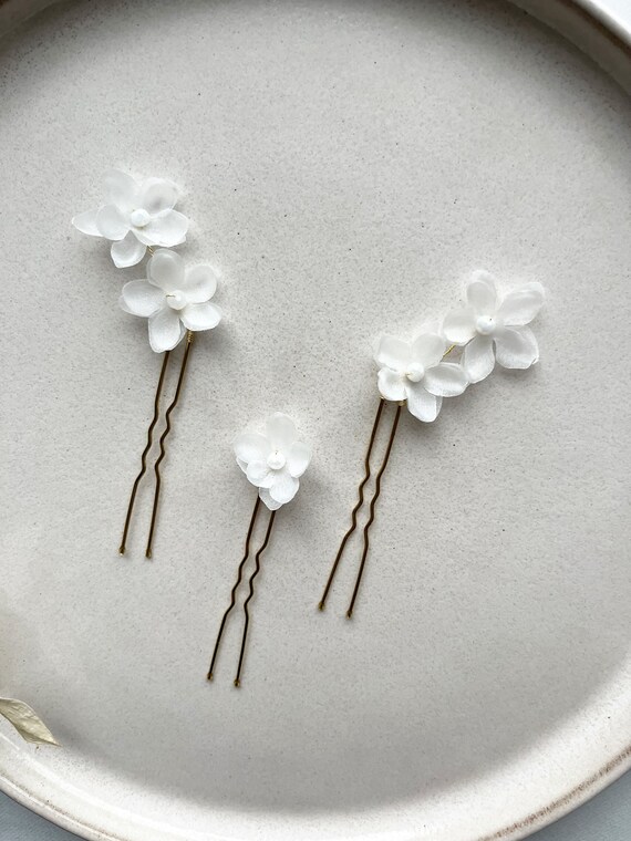 Set Di 15 Forcine Per Capelli Da Sposa Con Perle E Fiori - Accessori Per Acconciature Eleganti | Oro E Argento - Foto 10