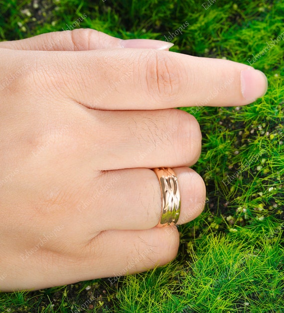 Couples Ring Set for Men and Women Sapphire Wedding Ring Set Men
